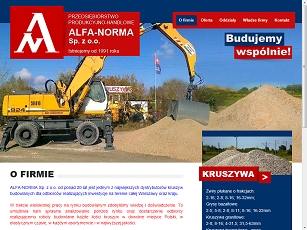 Kruszywo budowlane w ofercie firmy Alfa-Norma